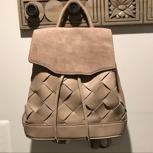 Mode Luxe Faux leather/suede back pack NWOT